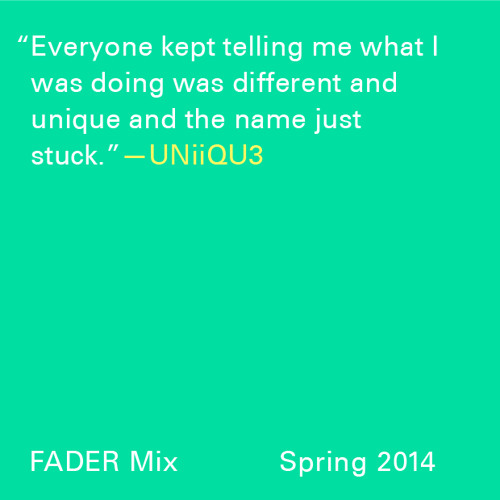 FADER Mix: UNIIQU3