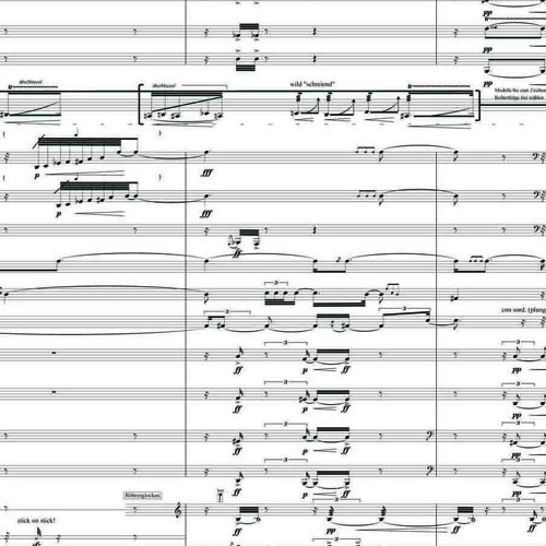 Wo Angst auf Umhülle prallt for voice and orchestra (sample)