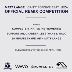 Remix Competition Winner: Matt Lange feat. Jeza - I Can't Forgive (Jallen Remix)