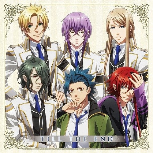 Kamigami no Asobi ''OPENING'', Titulo: TILL THE END Por: Apollon Agana  Belea (CV: Miyu Irino), Hades Aidoneus (CV: Ono Daisuke), Tsukito Totsuka  (CV: Yuuto Uemura), Takeru