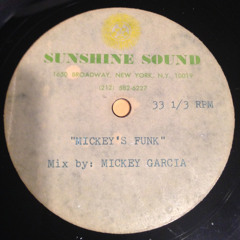 POSITIVE FORCE We Got The Funk - Mickey's Funk (Mickey Garcia 1981 Remix Sunshine Sound) Metal Plate