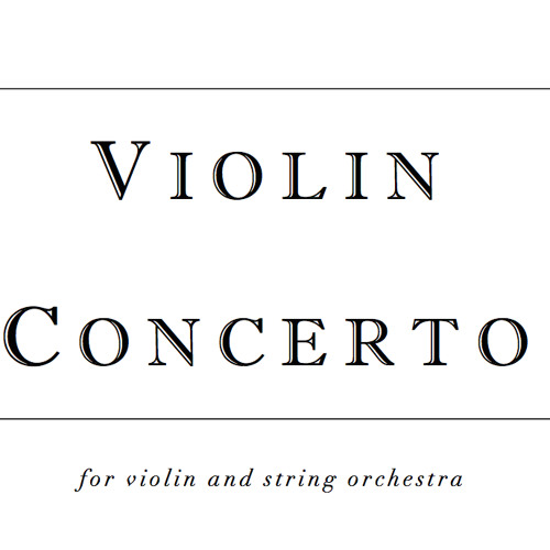 Violin Concerto - III. Wild