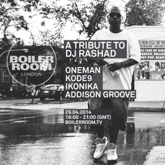 Oneman - Dj Rashad Tribute Boiler Room London DJ Set