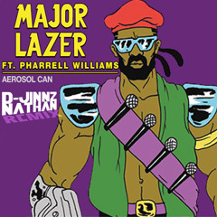 Major Lazer ft. Pharrell Williams - Aerosol Can (D-Jinnz Nathan Remix)