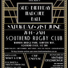 GET FUNKED 3RD BIRTHDAY MARQUEE BALL SAT 21ST JUNE