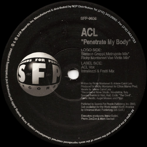 A.C.L. Penetrate My Body (Stefano Greppi Metropole Remix)