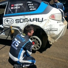 Subaru Rally Team USA Shreds Tire