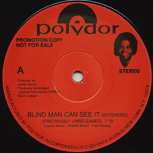JAMES BROWN 'BLIND MAN CAN SEE' - SERGE GAMESBOURG RE-EDIT