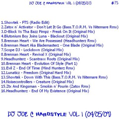 73.Dj Joe Craig - Hardstyle Vol 1 (04.05.07)