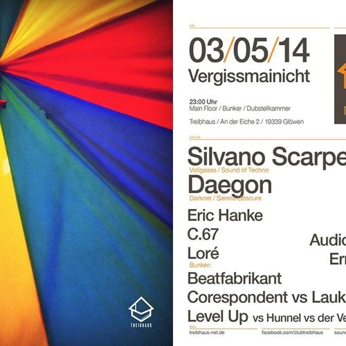 Silvano Scarpetta @ Vergissmainicht Treibhaus Glöwen