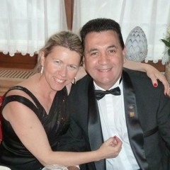 Mavi And Salvador Perez July 2012