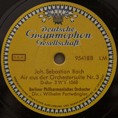 Johann Sebastian Bach - Air - Orchestra Suite No. 3 D-dur BWV 1068