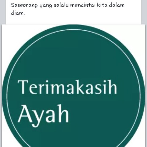 Terima Kasih Ayah Ayu Nanda My Song At Studio By Ayu Nanda On Soundcloud Hear The World S Sounds Cinta ayah itu tak beralasan, yang ia tahu; terima kasih ayah ayu nanda my song