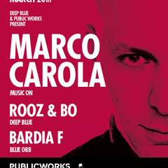 Rooz Opening Set For Marco Carola at Public Works SF