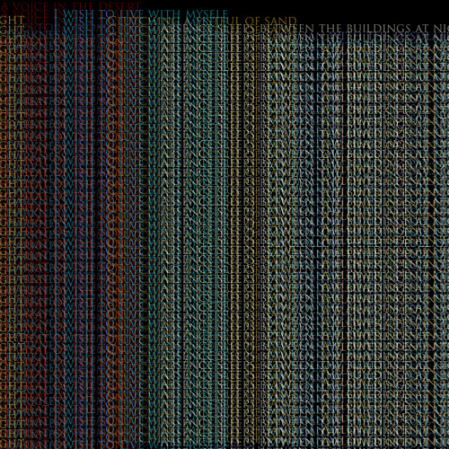 A flower open in the heat of the sun (from "Absence sleeps between the buildings at night", 2014)