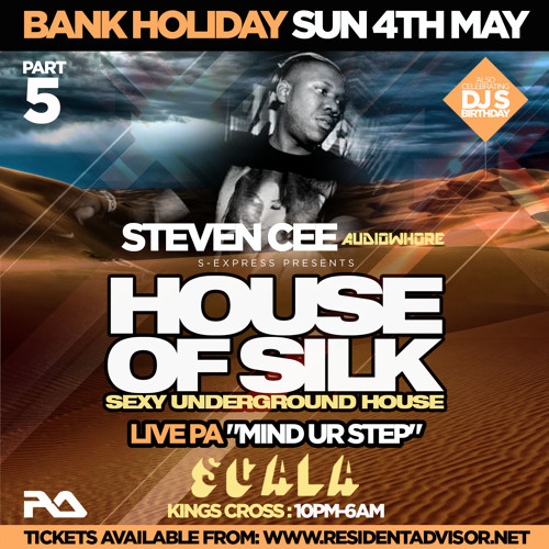 Steven Cee (Audiowhore) - Live  - 4 till 5am @ House Of Silk (Part 5) @ Scala Kings Cross 05/04/14