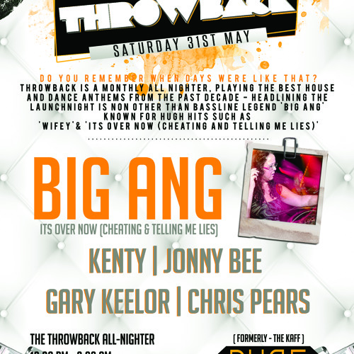 Throwback V1 - Mixed By DJ Kenty (Pumping House)