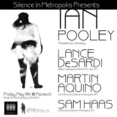 Sam Haas live @ Silence In Metropolis SF (May 9, 2014)