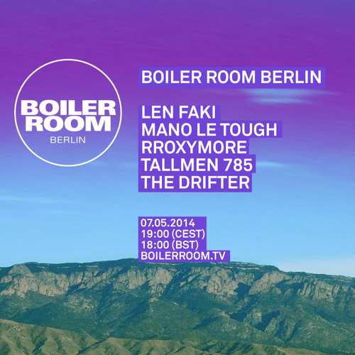 Stream Len Faki Boiler Room Berlin DJ Set by Boiler Room | Listen online  for free on SoundCloud