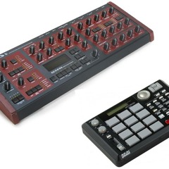 Access Virus b and Akai MPC500 1