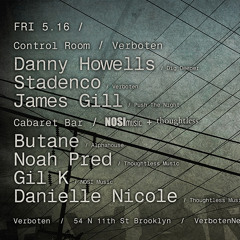 James Gill Promo Mix for Danny Howells Live at Verboten NYC