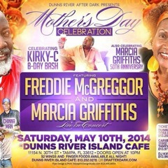 MARCIA GRIFFITHS AND FREDDY MCGREGGOR SHOW -DUNNS RIVER ISLAND CAFE 5-10-14