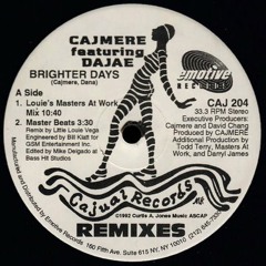 Cajmere Ft Dajae - Brighter Days (Benny Royal 2014 Re - Fix) (Under construction)