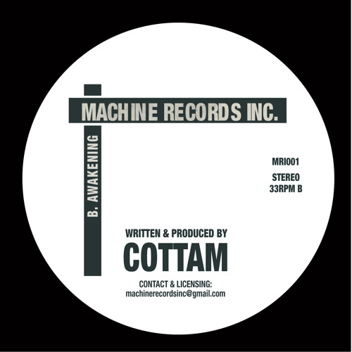 Stream Cottam - Awakenings - Machine Records Inc 001 (96kbps mp3) by Cottam  | Listen online for free on SoundCloud