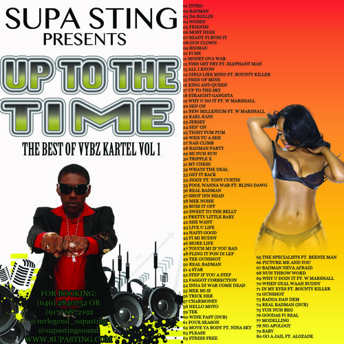 Supa Sting Up To The Time The Best Of Vybz Kartel
