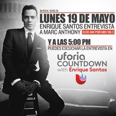 MARC ANTHONY CON ENRIQUE SANTOS