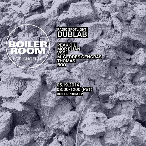 Brian (Peak Oil) Boiler Room Radio Spotlight (Dublab) DJ Set