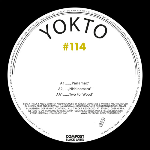 YOKTO - Two for Wood EP (Compost Black #114)