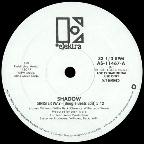 Shadow - Sinister Way - [Boogie Beats Edit]