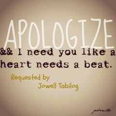 Apologize by Timbaland (cover) by Conrad Requested by Jowell Paolo Tabilog