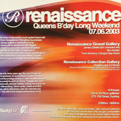 Robbie Lowe live @ Renaissance (classics set) feat. James Zabiela, Arthouse Sydney 2003