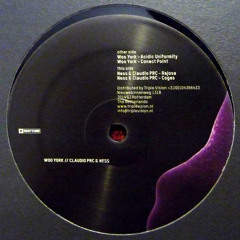 Woo York / Claudio PRC & Ness - Acidic Uniformity EP [PRRUKBLK001]