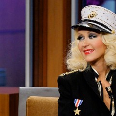 Christina Aguilera Candyman Jay Leno 2013 Military Salute