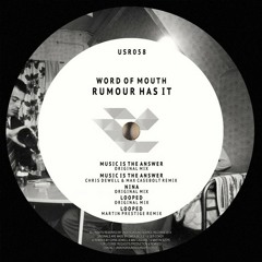 Rumour has it!! EP(SC Edit)(Undergroundsource Source Records)(Out Now)