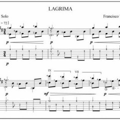 Francisco Tarrega - Lagrima