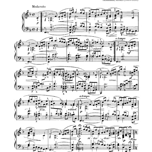 Träumerei, No.7 from Kinderzenen by Robert Schumann