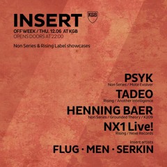 INSERT OffWeek 2014 Artists Playlist.