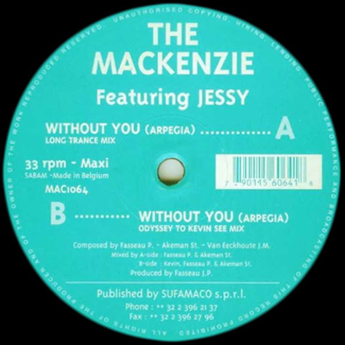 The Mackenzie Featuring Jessy - Without You (Arpegia) Long Trance Mix