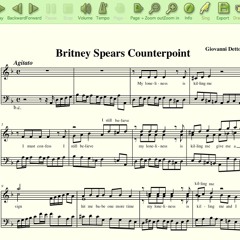 Computer sings Britney Spears Counterpoint