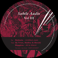 DJ Trax, Naibu & Becki Biggins - All Is Silent :: Subtle Audio Vol III, 2x12" Vinyl