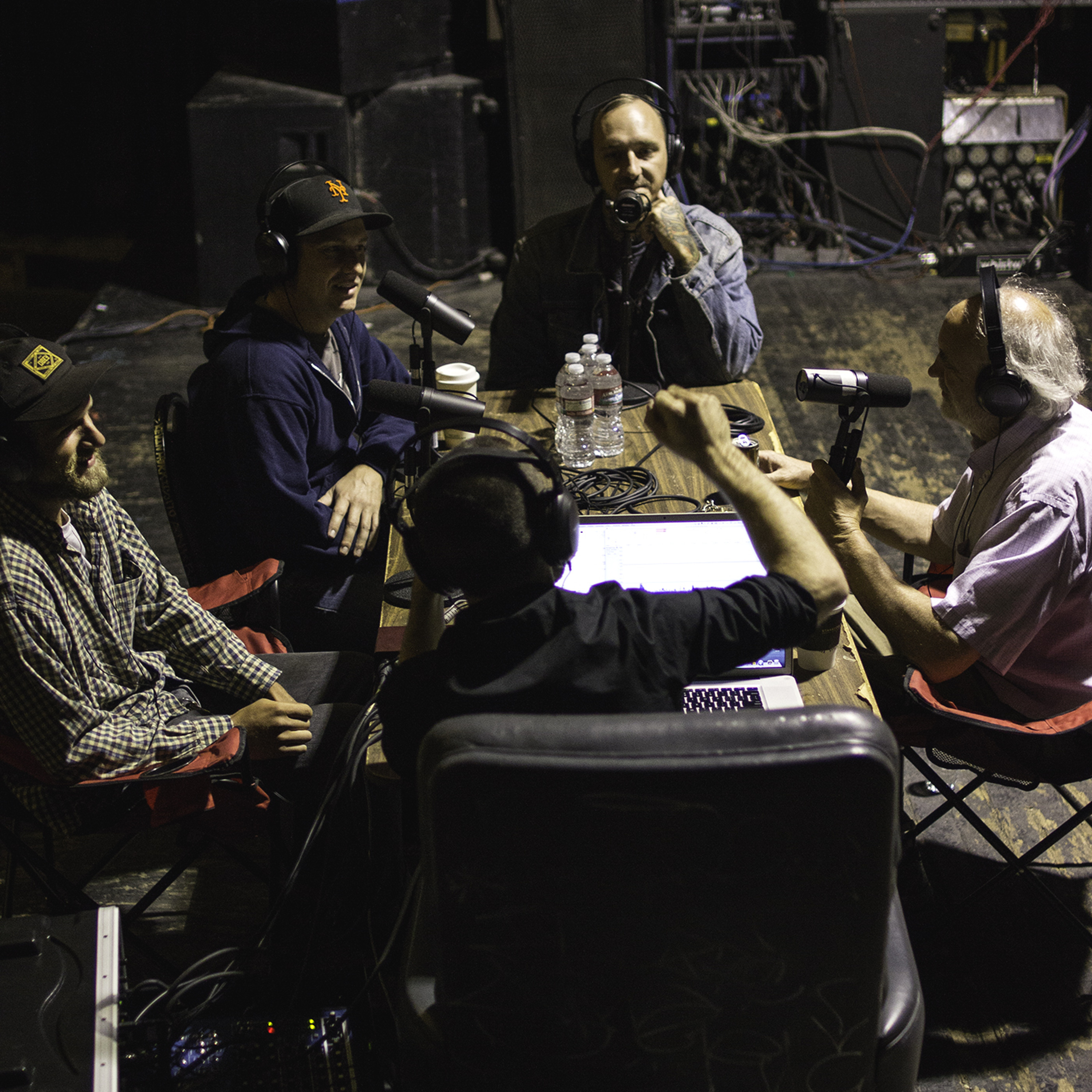 Onstage with Jim and Tom