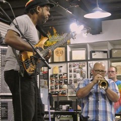 Jamming with Victor Wooten at Apple Music Row