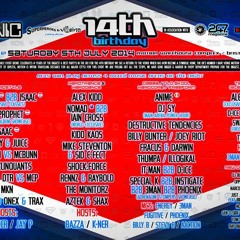 Thumpa Bionic 14th Birthday Motion Bristol 05.07.14 Promotional Mix