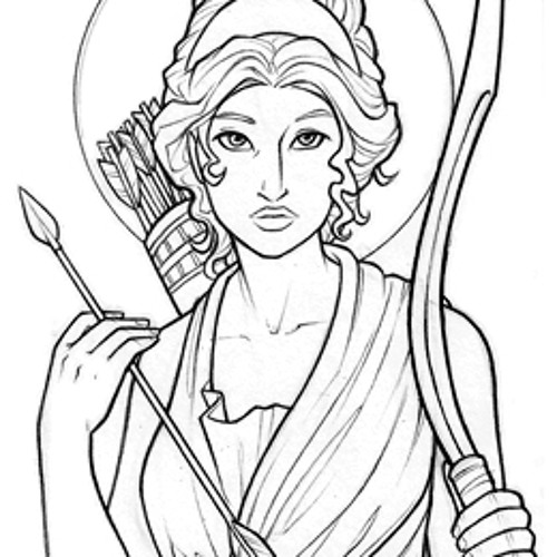 Как нарисовать богиню афину легко