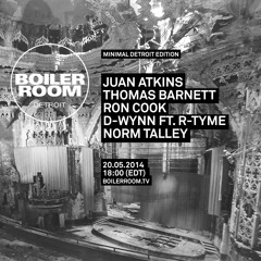 Boiler Room Detroit: Minimal Detroit Edition 05/20/2014