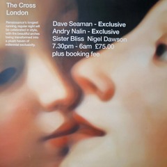 Dave Seaman - Renaissance Millenium NYE, Live @ The Cross London